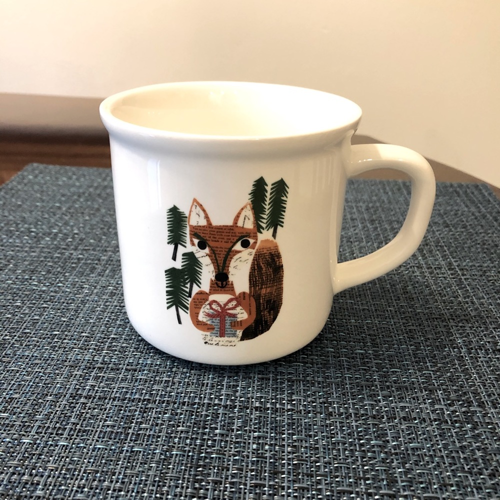 Pottery Barn Denise Fiedler Fox Mug